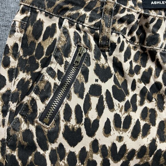 Ashley Mason Jeans Womens Size 9/29 Cheetah Skinny Low Rise Stretch Denim - Picture 6 of 10